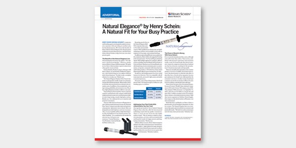 Natural Elegance Advertorial in Dental Products Report