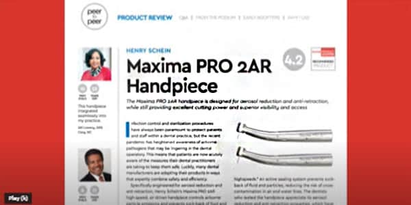 Maxima PRO 2AR™ Dental Product Shopper Evaluation Video