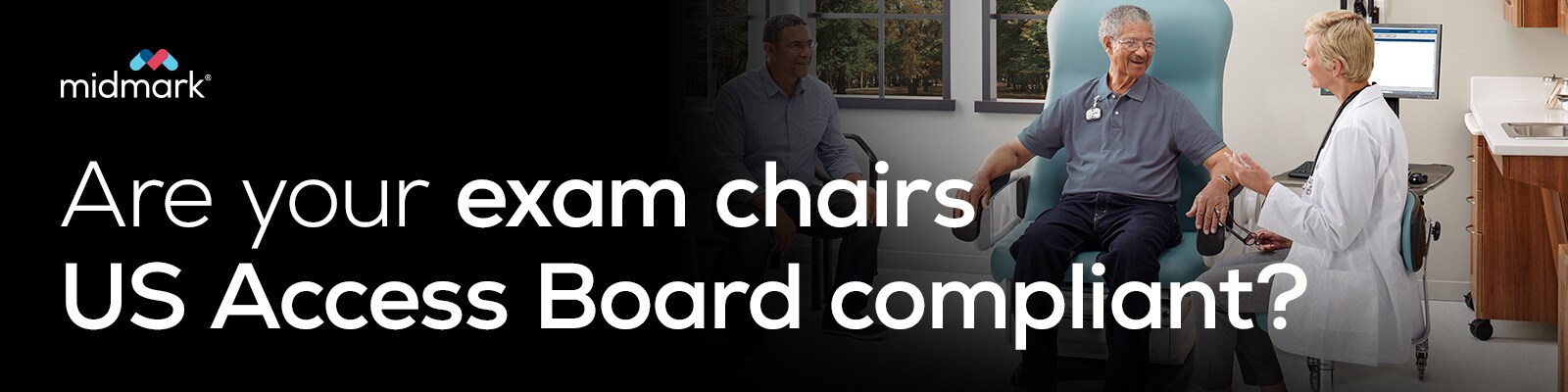 Are your exam chairs US Access Board compliant? | Midmark Corporation