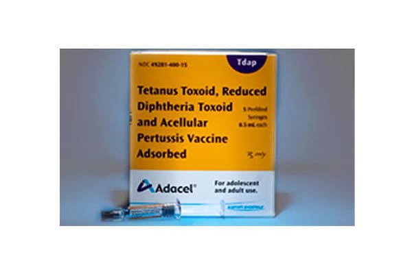 Vacuna contra el tétanos, la difteria y la tosferina acelular Adacel inyectable con jeringa prellenada de 0,5 ml