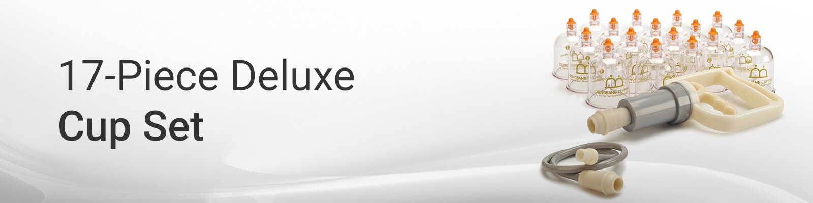 Juego de ventosas de lujo&trade; de 17 piezas para eliminar el dolor: Henry Schein Medical