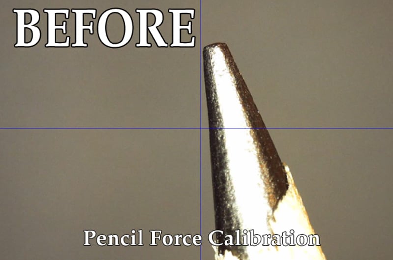 Before - Pencil Force Calibration