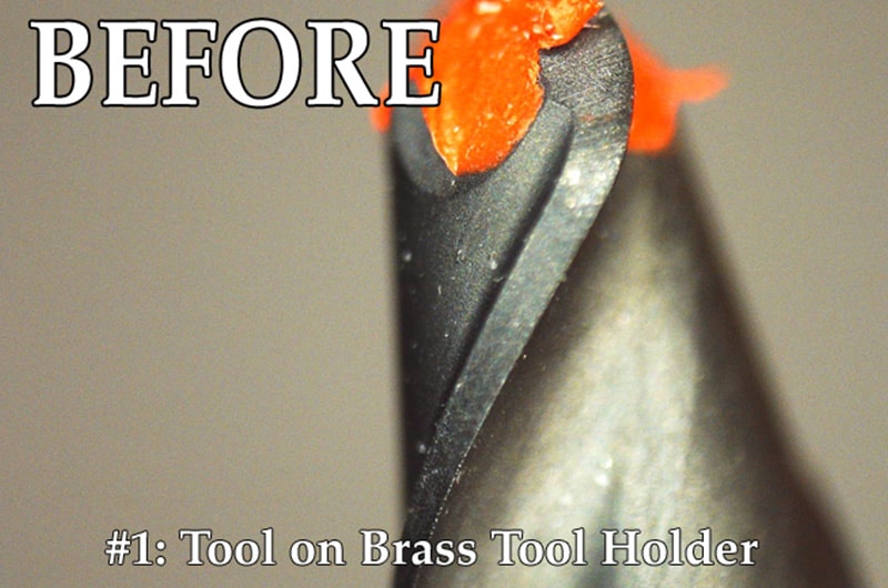 Before - #1: Tool on Brass Tool Holder