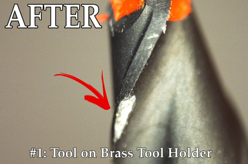 After - #1: Tool on Brass Tool Holder